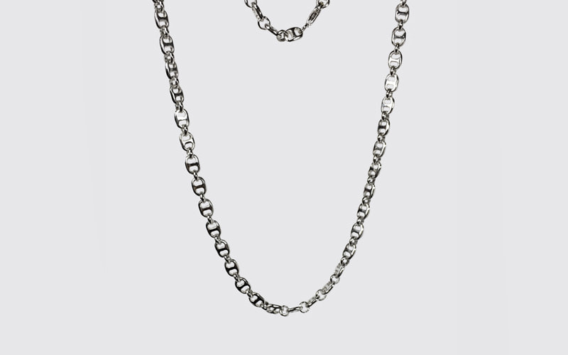 Paul Double Link Chain Silver