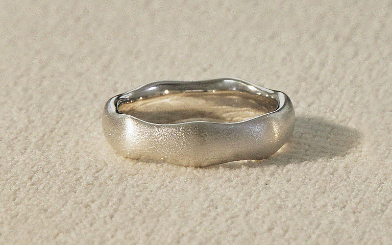 Flow ring Silver / Matt